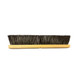 Better Brush 100624 Flagged Gray Poly Floor Brush - with Block for Bolt-On Handle - 24"