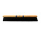 Better Brush 102824 Black Poly Floor Brush - Sustainable Wood Block - 24"