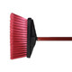 Better Brush 430309R Light Vertical Sweep - 4' Red Metal Handle - Red Flagged