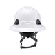 Radians RHF2V Dareware X Type II Class C Vented Full Brim Safety Helmet - Light Gray