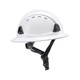 Radians RHF2V Dareware X Type II Class C Vented Full Brim Safety Helmet - Yellow
