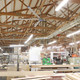 Patterson Fan V24B-460 V-Series Big HVLS Ceiling Fan 24', 460V 3-Phase Motor