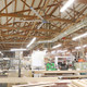 Patterson Fan V8A-220 V-Series Big HVLS Ceiling Fan 8', 220V 1-Phase Motor