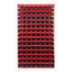 Quantum Storage Systems QLP-3661HC-220-120RD 36" x 61" Oyster White Steel Louvered Panel with (120) 7 3/8" x 4 1/8" x 3" Red Bins