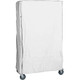 Quantum Storage Systems CC183663WNV  White Nylon Cart Cover with Velcro Closure for 18" x 36" x 63" Shelving