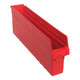 Quantum Storage Systems QSB805RD STORE-MAX 23 5/8" x 4 3/8" x 8" Red Shelf Bin