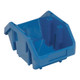 Quantum Storage Systems QP965BL QuickPick 9 1/2" x 6 5/8" x 5" Blue Polypropylene Storage Bin