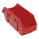 Quantum Storage Systems QP1867RD QuickPick 18 1/2" x 6 5/8" x 7" Red Polypropylene Storage Bin