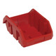 Quantum Storage Systems QP1285RD QuickPick 12 1/2" x 8 3/8" x 5" Red Polypropylene Storage Bin