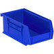 Quantum Storage Systems QUS-220BL 7 3/8" x 4 1/8" x 3" Blue Hanging Bin