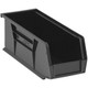 Quantum Storage Systems QUS-224BK 10 7/8" x 4 1/8" x 4" Black Hanging Bin