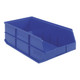 Quantum Storage Systems SSB485BL 20 1/2" x 11" x 7" Blue Stackable Shelf Bin