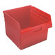Quantum Storage Systems QSB809RD STORE-MAX 11 5/8" x 11 1/8" x 8" Red Shelf Bin
