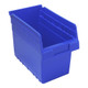 Quantum Storage Systems QSB802BL STORE-MAX 11 5/8" x 6 5/8" x 8" Blue Shelf Bin