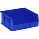 Quantum Storage Systems QUS-235BL 10 7/8" x 11" x 5" Blue Hanging Bin