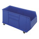 Quantum Storage Systems QRB176MOBBL RackBin 41 7/8" x 16 1/2" x 20 1/2" Blue Mobile Pallet Rack Container