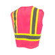 Radians SV22-1ZHGM SV22 CL1 Pink Mesh Yellow 2 Tone Trim 2" Safety Vest