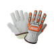 Global Glove CIA7000 Cut and Impact Resistant Goatskin Leather Drivers Gloves with Heat Resistant Aralene Liner
