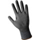 Global Glove PUG-921 Samurai Glove Salt-and-Pepper Cut Resistant Polyurethane Coated Touchscreen Gloves Made with 21-Gauge Tuffalene Platinum