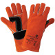 Global Glove 1200 Premium Split Cowhide Reinforced Leather Welders Gloves with Thermal-Knit Cotton Lining