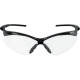 Global Glove BH2251 Spearfish Clear Lens, Shiny Black Frame Safety Glasses