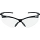 Global Glove BH2251AFE Spearfish Clear Anti-Fog Lens, Shiny Black Frame Safety Glasses