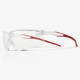 Global Glove RLY00490 Ligera Clear Anti-Fog Lens, Gray and Red Frame Safety Glasses