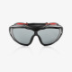Global Glove RLY00571 Sparta Pro Gray Performance Fog Technology Lens, Black and Red Frame Safety Glasses