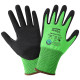 Global Glove CR799XFT Samurai Glove High-Visibility Nitrile Coated 18-Gauge rPET Recycled Cut Resistant Gloves with Touchscreen Fingers