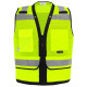 Global Glove GLO-069 FrogWear HV Lightweight High-Visibility Yellow/Green Mesh Surveyors Safety Vest