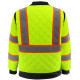Global Glove GLO-QJ1 FrogWear HV High-Visibility Insulated Winter Jacket with Quilted Polyester Pongee Exterior