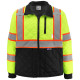Global Glove GLO-QJ1 FrogWear HV High-Visibility Insulated Winter Jacket with Quilted Polyester Pongee Exterior
