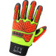Global Glove SG9928 Torq Hail Xtra High-Visibility Multi-Hazard Gloves with a Tuffalene Lined Synthetic Leather Palm