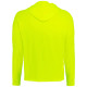 Global Glove GLO-200HLS FrogWear HV Premium High-Visibility Hooded Long-Sleeve Self-Wicking Shirt