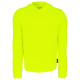 Global Glove GLO-200HLS FrogWear HV Premium High-Visibility Hooded Long-Sleeve Self-Wicking Shirt
