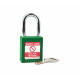 Reece Safety TT38GRNK GREEN Steel Shackle safety padlock keyed alike to KA30001