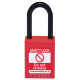 Reece Safety NC38REDK RED Plastic Shackle safety padlock keyed alike to KA30003