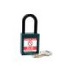 Reece Safety NC38TEA TEAL Plastic Shackle safety padlock keyed differently