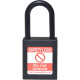 Reece Safety NC38BLK BLACK Plastic Shackle safety padlock keyed differently