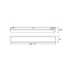 Light Efficient Design RPT-P-LIVC-G2-4FT-20L-840-FWFC-EMG-R-S1 48" LED Stairwell Fixture - Emergency Battery Backup - CCT Selectable - 120-277V