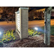 Light Efficient Design SL-SFL-20W-40K-BK-G2 Off-Grid Solar Powered LED Flood Light - 4000K - 2,000 Lumens