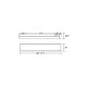 Light Efficient Design RPT-P-LIVC-G2-3FT-20L-840-FWFC-OCC-EMG-R-S1 36" LED Stairwell Fixture - Occupancy Sensor - Emergency Battery Backup - CCT Selectable - 120-277V