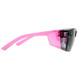Zing Green 20-105ECO PK S Eco-Friendly Lightweight Safety Glasses with Side Shields -Z-Force, Pink Temples, Smoke Lens