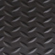 Apache Mills 39065090030007500 Antifatigue Mat, 3' x 75' 9/16" Thickness, Diamond, Solid Black