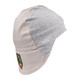 Black Stallion AH1630-GS FR Cotton Welding Cap with Hidden Bill Extension, Gray/Stone Khaki