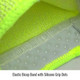 Black Stallion HS-18T-HY HPPE Knit A4 Cut-Resistant 18 Inch Sleeves with Thumb Slot, Hi-Vis Yellow