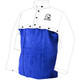 Black Stallion AL1020-BL Color Block Leather Bib