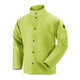 Black Stallion FL9-30C 9 oz. Flame Resistant Cotton Welding Jacket, Safety Lime