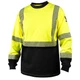 Black Stallion TF3030-HB 7 oz. Hi-Vis Class 3 AR/FR Cotton Knit Long-Sleeve T-Shirt