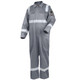 Black Stallion CF2216-GY Deluxe FR Cotton Coverall, Gray with 2" Reflective Tape
